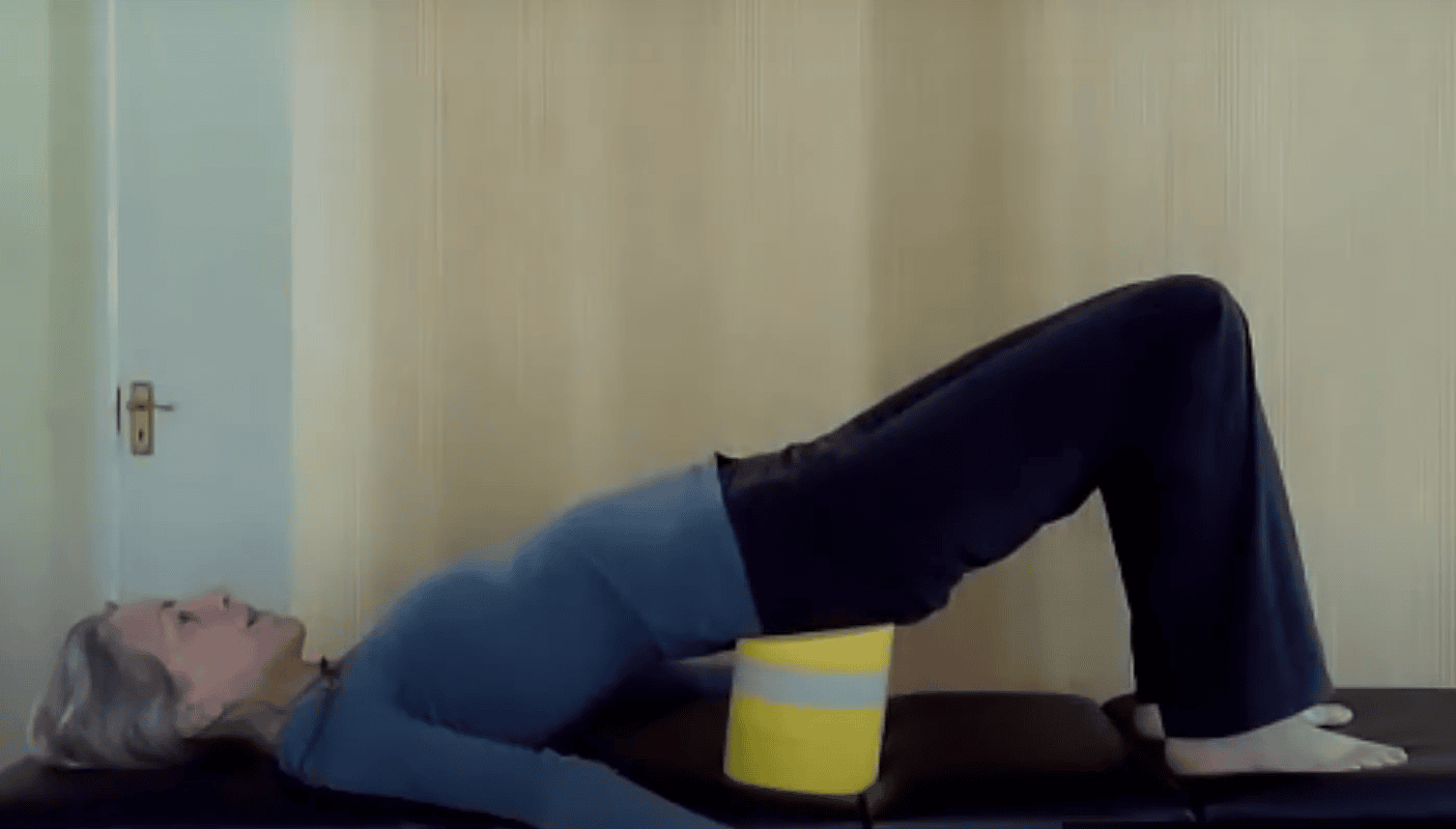 Bridge Pose with the Buttafly