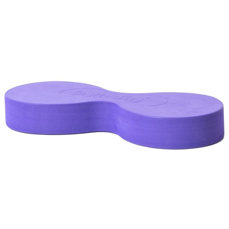 Designed by a physiotherapist, The Flat Buttafly is designed as a "stacker" for additional height in floor-sitting, and as a yoga block alternative for numerous poses.